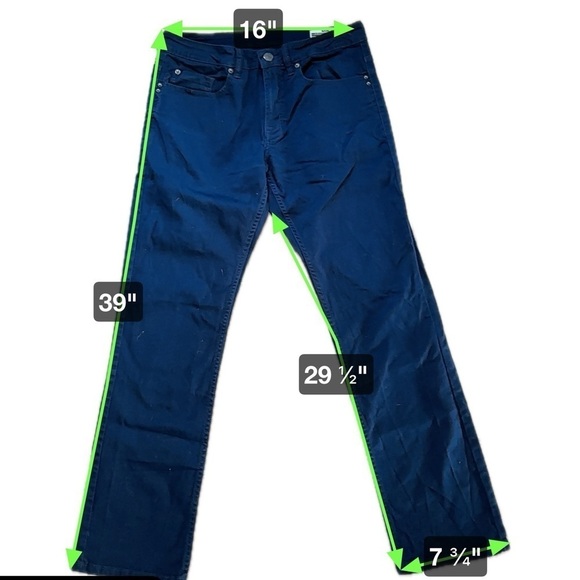 Buffalo David Bitton Navy Sam Slim Jean 32x32 - Picture 9 of 9